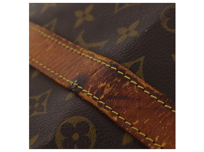 LOUIS VUITTON Borsa Boston Monogram Keepall Bandoulière 55 M41414 Auth LV 168573 Monogramma - vista 14