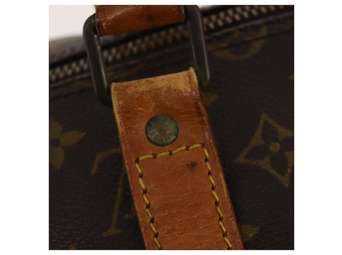 LOUIS VUITTON Borsa Boston Monogram Keepall Bandoulière 55 M41414 Auth LV 168573 Monogramma - vista 15