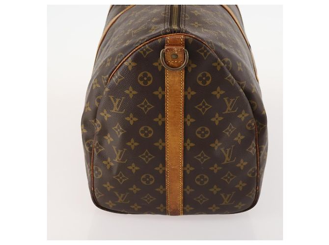 LOUIS VUITTON Borsa Boston Monogram Keepall Bandoulière 55 M41414 Auth LV 168573 Monogramma - vista 4
