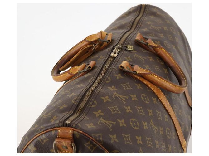 LOUIS VUITTON Borsa Boston Monogram Keepall Bandoulière 55 M41414 Auth LV 168573 Monogramma - vista 6