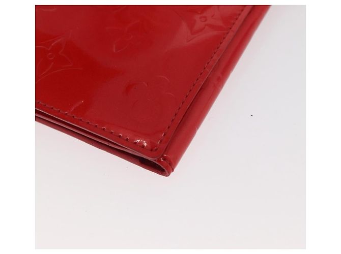 Louis Vuitton Portafoglio Walker Monogram Vernis Rosso M91153 LV Auth ep13908 - vista 11