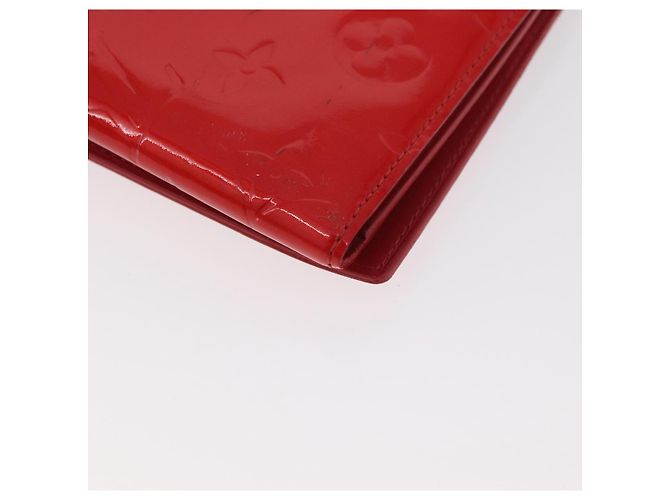 Louis Vuitton Portafoglio Walker Monogram Vernis Rosso M91153 LV Auth ep13908 - vista 12