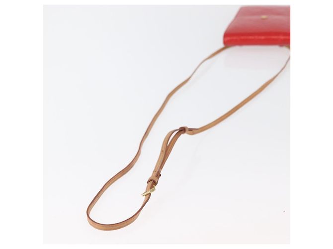 Louis Vuitton Portafoglio Walker Monogram Vernis Rosso M91153 LV Auth ep13908 - vista 7