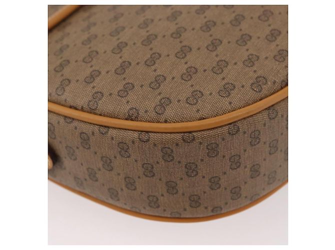 GUCCI Micro GG Supreme Schultertasche PVC Beige Gold 001 084 0259 Auth SW2278 Golden - Ansicht 12
