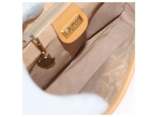 GUCCI Micro GG Supreme Schultertasche PVC Beige Gold 001 084 0259 Auth SW2278 Golden - Ansicht 17