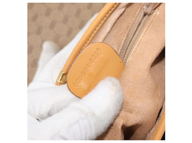 GUCCI Micro GG Supreme Schultertasche PVC Beige Gold 001 084 0259 Auth SW2278 Golden - Ansicht 23