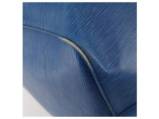 LOUIS VUITTON Epi Keepall 55 Bolsa Boston Azul Toledo M42955 LV Auth BA11448 - vista 11