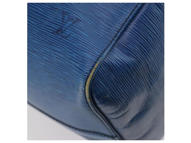 LOUIS VUITTON Epi Keepall 55 Bolsa Boston Azul Toledo M42955 LV Auth BA11448 - vista 12