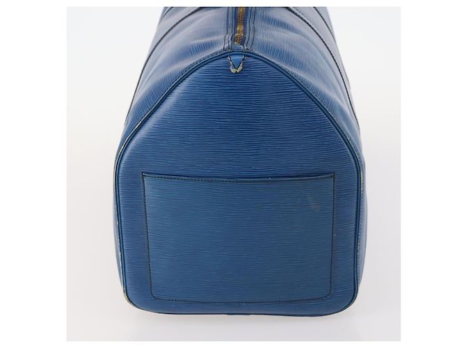 LOUIS VUITTON Epi Keepall 55 Bolsa Boston Azul Toledo M42955 LV Auth BA11448 - vista 4