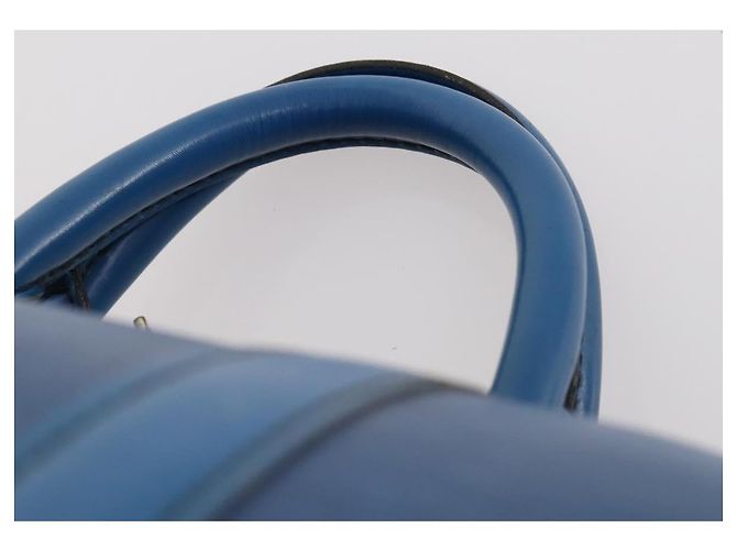 LOUIS VUITTON Epi Keepall 55 Bolsa Boston Azul Toledo M42955 LV Auth BA11448 - vista 8