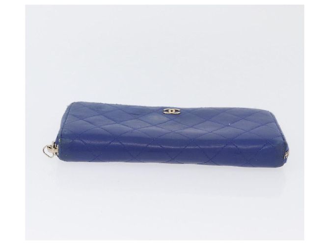Portafoglio CHANEL Pelle 6 Set Blu Nero Rosso CC Auth BA11504 - vista 10