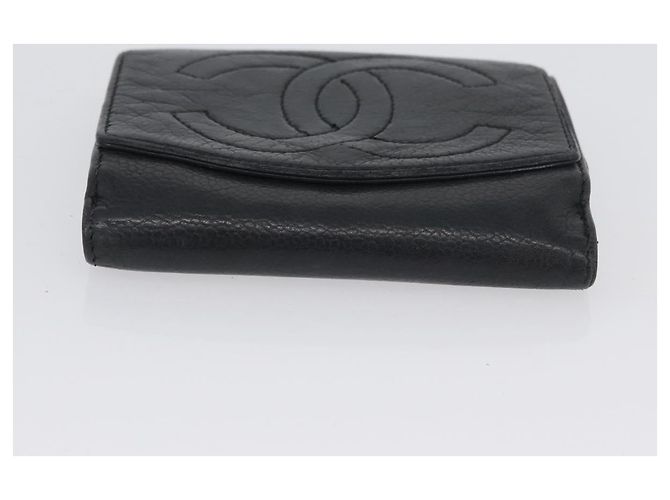 Portafoglio CHANEL Pelle 6 Set Blu Nero Rosso CC Auth BA11504 - vista 24