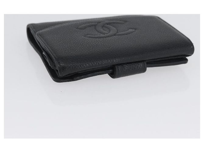 Portafoglio CHANEL Pelle 6 Set Blu Nero Rosso CC Auth BA11504 - vista 27