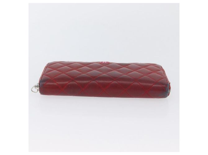 Portafoglio CHANEL Pelle 6 Set Blu Nero Rosso CC Auth BA11504 - vista 6