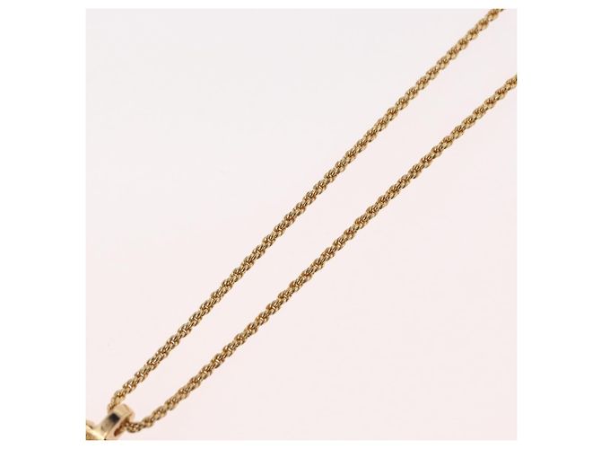 Collana Christian Dior metallo oro Auth mr2291 D'oro - vista 10