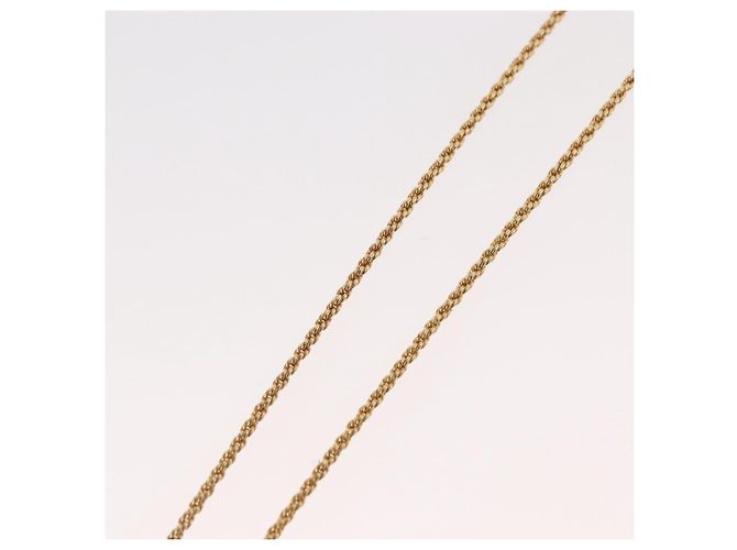Collana Christian Dior metallo oro Auth mr2291 D'oro - vista 11