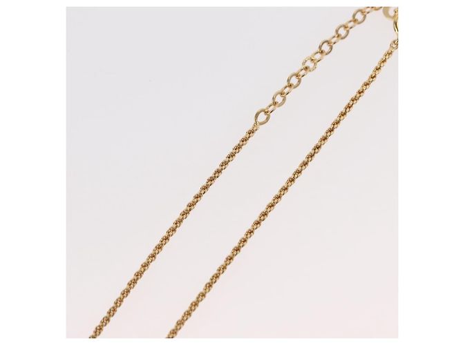 Collana Christian Dior metallo oro Auth mr2291 D'oro - vista 12