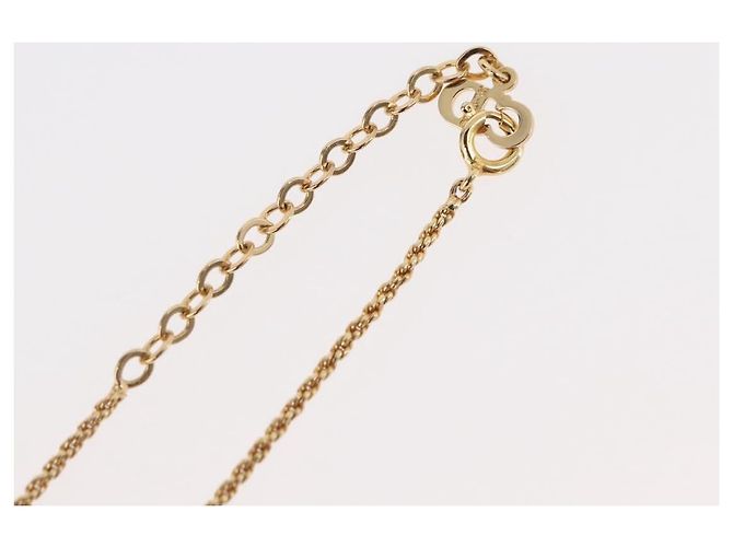 Collana Christian Dior metallo oro Auth mr2291 D'oro - vista 13