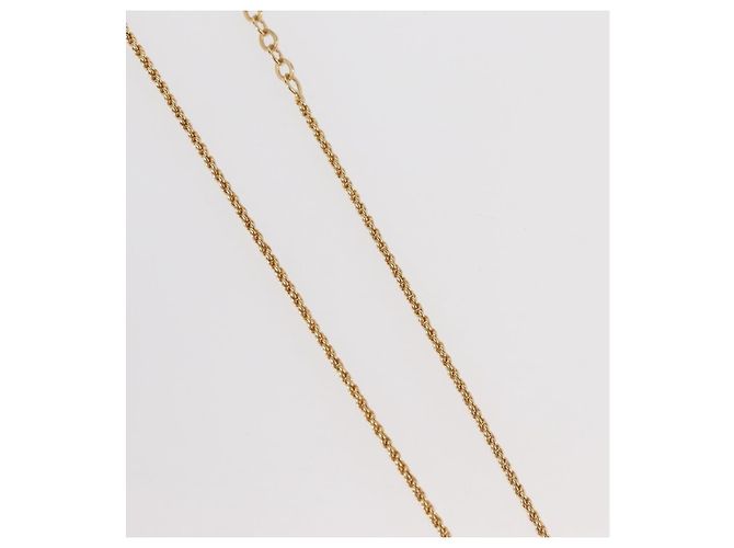 Collana Christian Dior metallo oro Auth mr2291 D'oro - vista 6