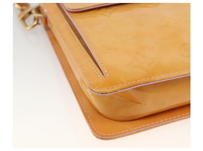 LOUIS VUITTON Pouch Motto Monogram Vernis Rosa Malvavisco M91312 Auth bs34298 - vista 14