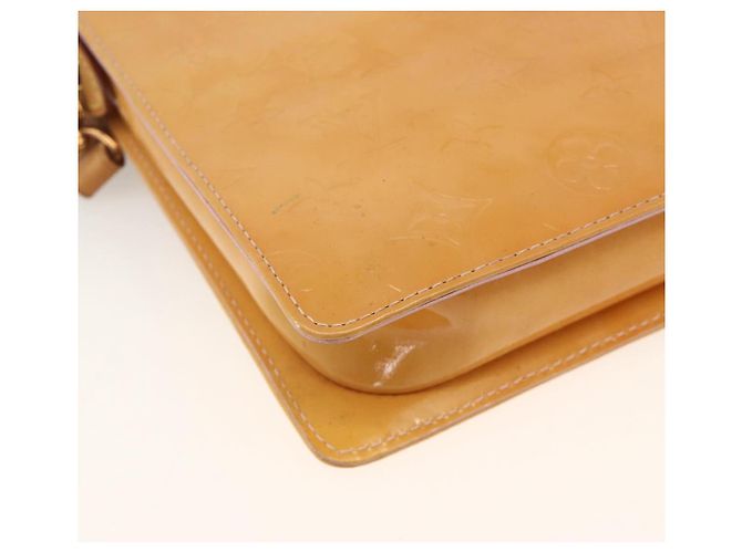 LOUIS VUITTON Pouch Motto Monogram Vernis Rosa Malvavisco M91312 Auth bs34298 - vista 16