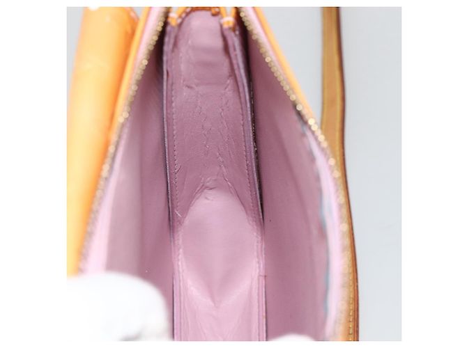 LOUIS VUITTON Pouch Motto Monogram Vernis Rosa Malvavisco M91312 Auth bs34298 - vista 19
