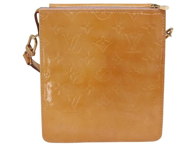 LOUIS VUITTON Pouch Motto Monogram Vernis Rosa Malvavisco M91312 Auth bs34298 - vista 2