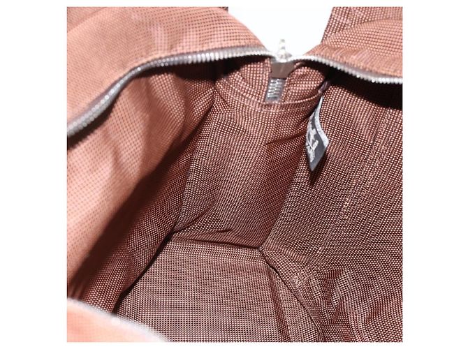 Hermès HERMES Borsa a Mano Her Line MM Tela Marrone Argento Auth ARZ910 - vista 17