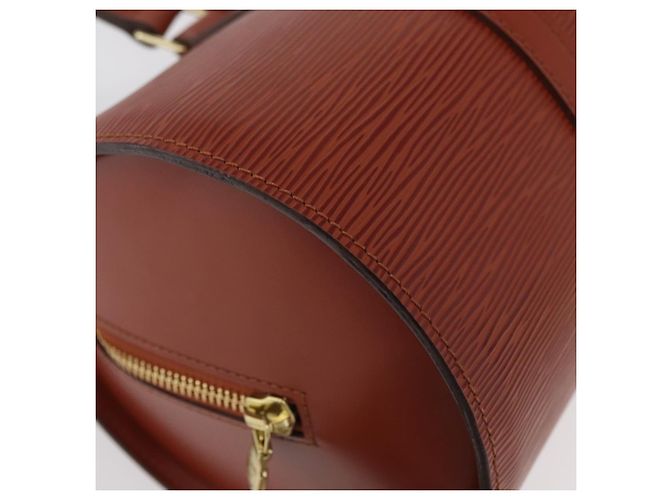 LOUIS VUITTON Borsa a Mano Epi Soufflot Marrone M52223 LV Auth BAZ030A - vista 10