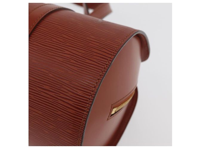 LOUIS VUITTON Borsa a Mano Epi Soufflot Marrone M52223 LV Auth BAZ030A - vista 11