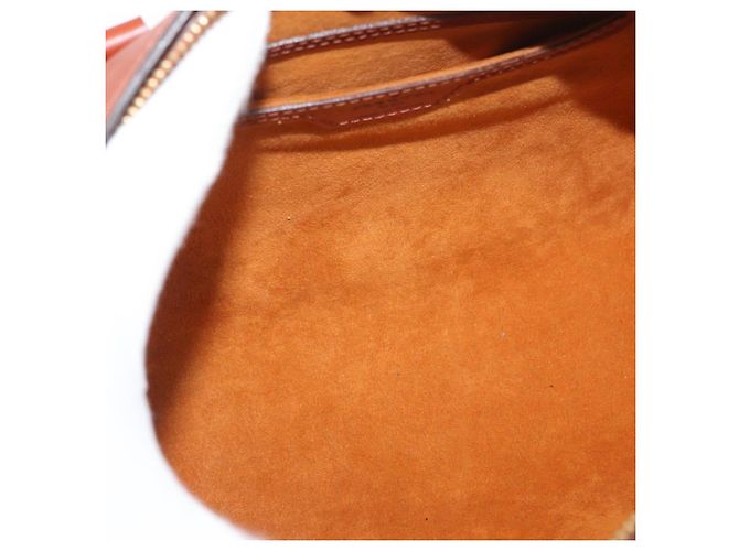 LOUIS VUITTON Borsa a Mano Epi Soufflot Marrone M52223 LV Auth BAZ030A - vista 16
