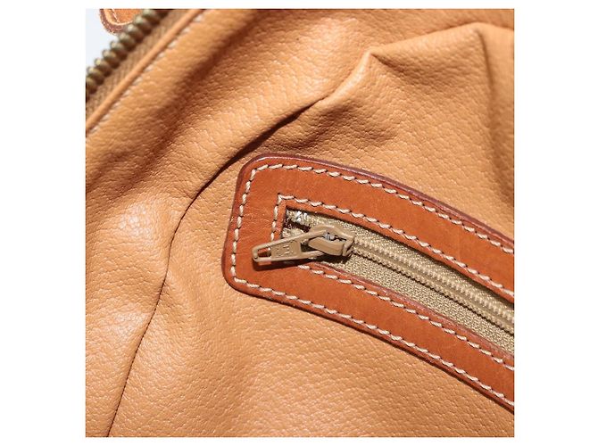 Céline Borsa a mano in tela Macadam CELINE in pelle PVC marrone oro Auth mr2265 D'oro - vista 20