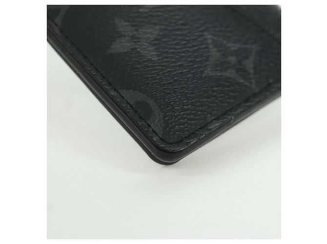 LOUIS VUITTON Monogram Eclipse Organizer De Poch Card Case M61696 Auth BAZ271M - view 10