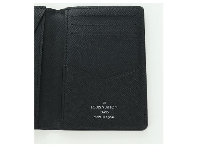 LOUIS VUITTON Monogram Eclipse Organizer De Poch Card Case M61696 Auth BAZ271M - view 16