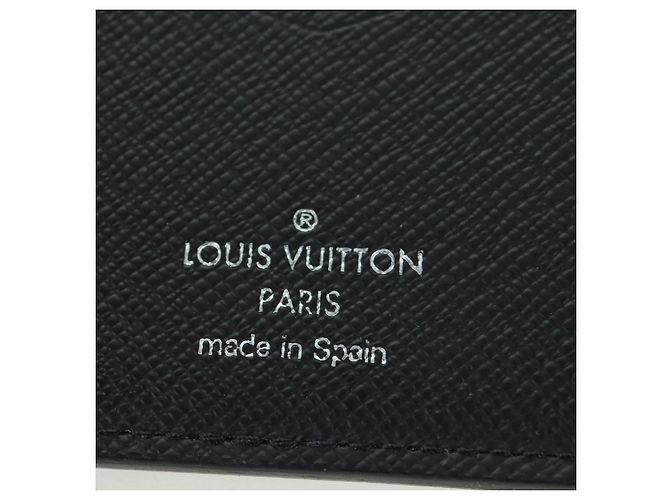 LOUIS VUITTON Monogram Eclipse Organizer De Poch Card Case M61696 Auth BAZ271M - view 17
