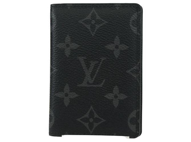 LOUIS VUITTON Monogram Eclipse Organizer De Poch Card Case M61696 Auth BAZ271M - view 2