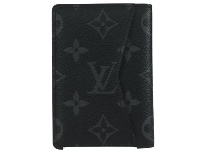 LOUIS VUITTON Monogram Eclipse Organizer De Poch Card Case M61696 Auth BAZ271M - view 3
