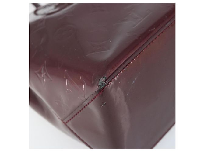 LOUIS VUITTON Borsa Wilshire PM Monogram Vernis Rossa Favist M91644 Auth BA11762 - vista 11