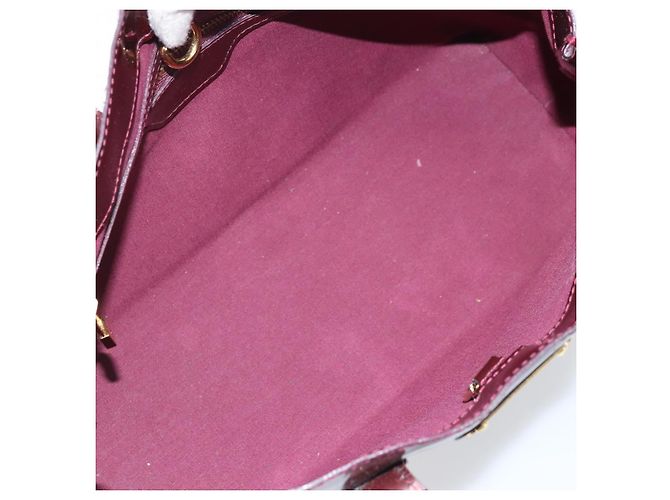 LOUIS VUITTON Borsa Wilshire PM Monogram Vernis Rossa Favist M91644 Auth BA11762 - vista 16