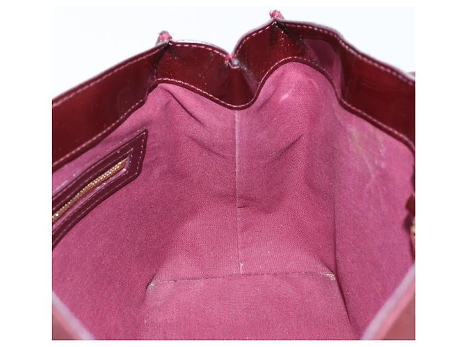 LOUIS VUITTON Borsa Wilshire PM Monogram Vernis Rossa Favist M91644 Auth BA11762 - vista 17