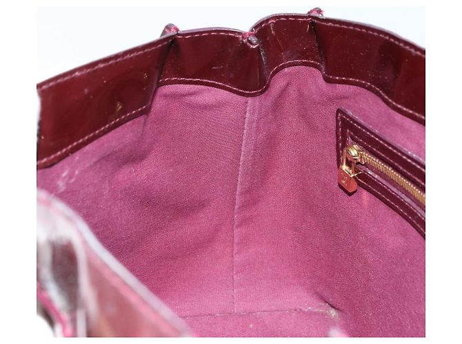 LOUIS VUITTON Borsa Wilshire PM Monogram Vernis Rossa Favist M91644 Auth BA11762 - vista 18