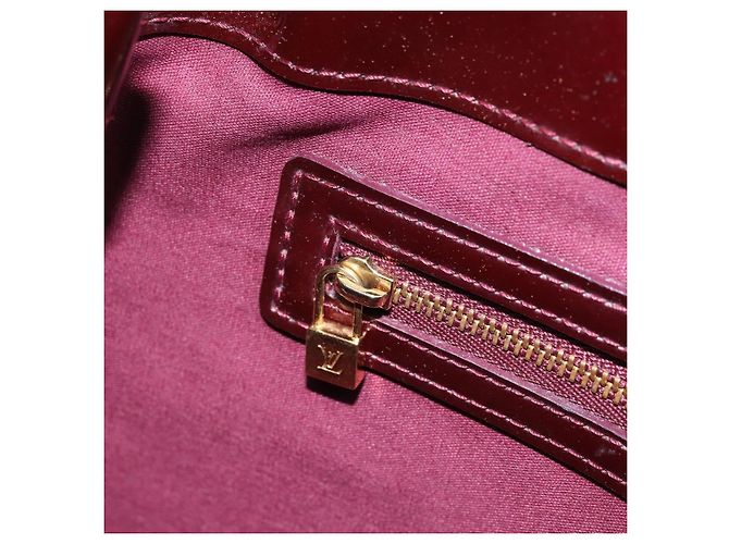 LOUIS VUITTON Borsa Wilshire PM Monogram Vernis Rossa Favist M91644 Auth BA11762 - vista 19