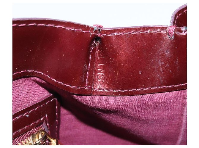 LOUIS VUITTON Borsa Wilshire PM Monogram Vernis Rossa Favist M91644 Auth BA11762 - vista 21