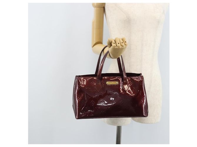 LOUIS VUITTON Borsa Wilshire PM Monogram Vernis Rossa Favist M91644 Auth BA11762 - vista 22