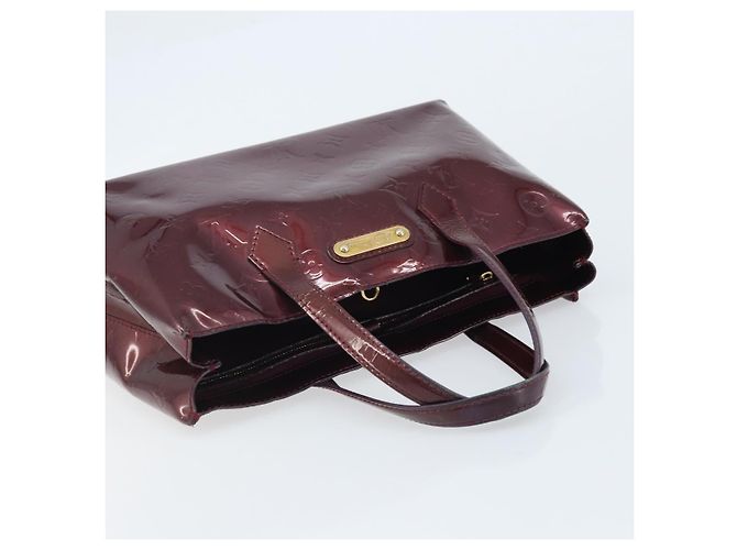 LOUIS VUITTON Borsa Wilshire PM Monogram Vernis Rossa Favist M91644 Auth BA11762 - vista 6