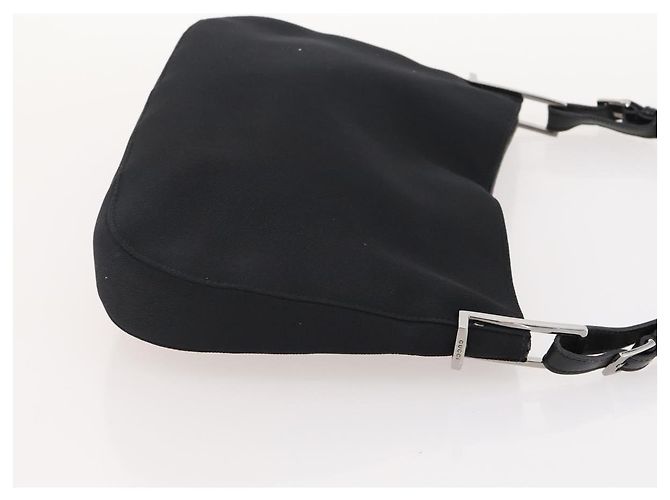 Borsa a Spalla GG Canvas Gucci in Nylon e Pelle 3 Pezzi Nera Auth fm5310 Nero - vista 11
