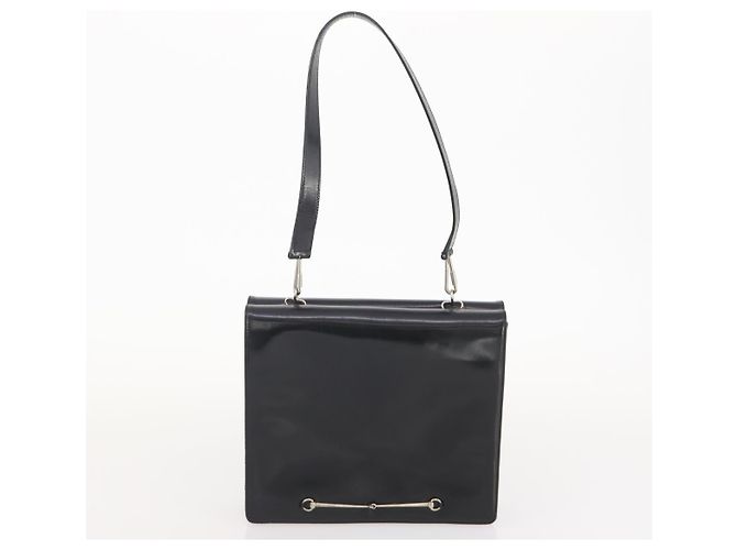 Borsa a Spalla GG Canvas Gucci in Nylon e Pelle 3 Pezzi Nera Auth fm5310 Nero - vista 16