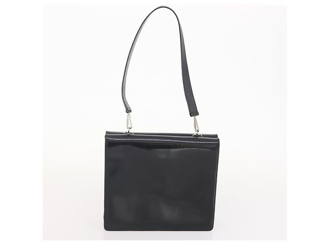 Borsa a Spalla GG Canvas Gucci in Nylon e Pelle 3 Pezzi Nera Auth fm5310 Nero - vista 17
