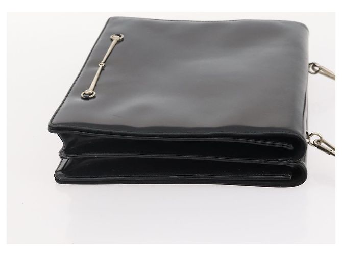 Borsa a Spalla GG Canvas Gucci in Nylon e Pelle 3 Pezzi Nera Auth fm5310 Nero - vista 18