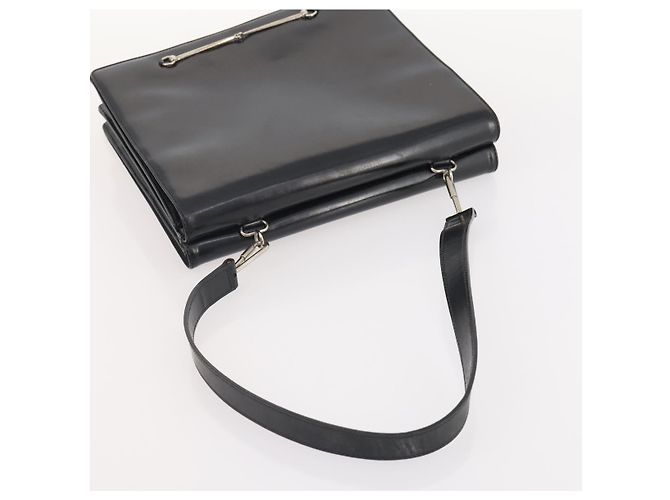 Borsa a Spalla GG Canvas Gucci in Nylon e Pelle 3 Pezzi Nera Auth fm5310 Nero - vista 19